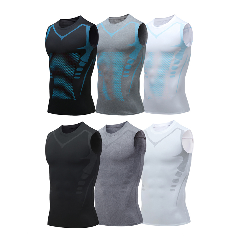 Crossfit Vest - 남성 압축 탱크 탑 남성 체육관